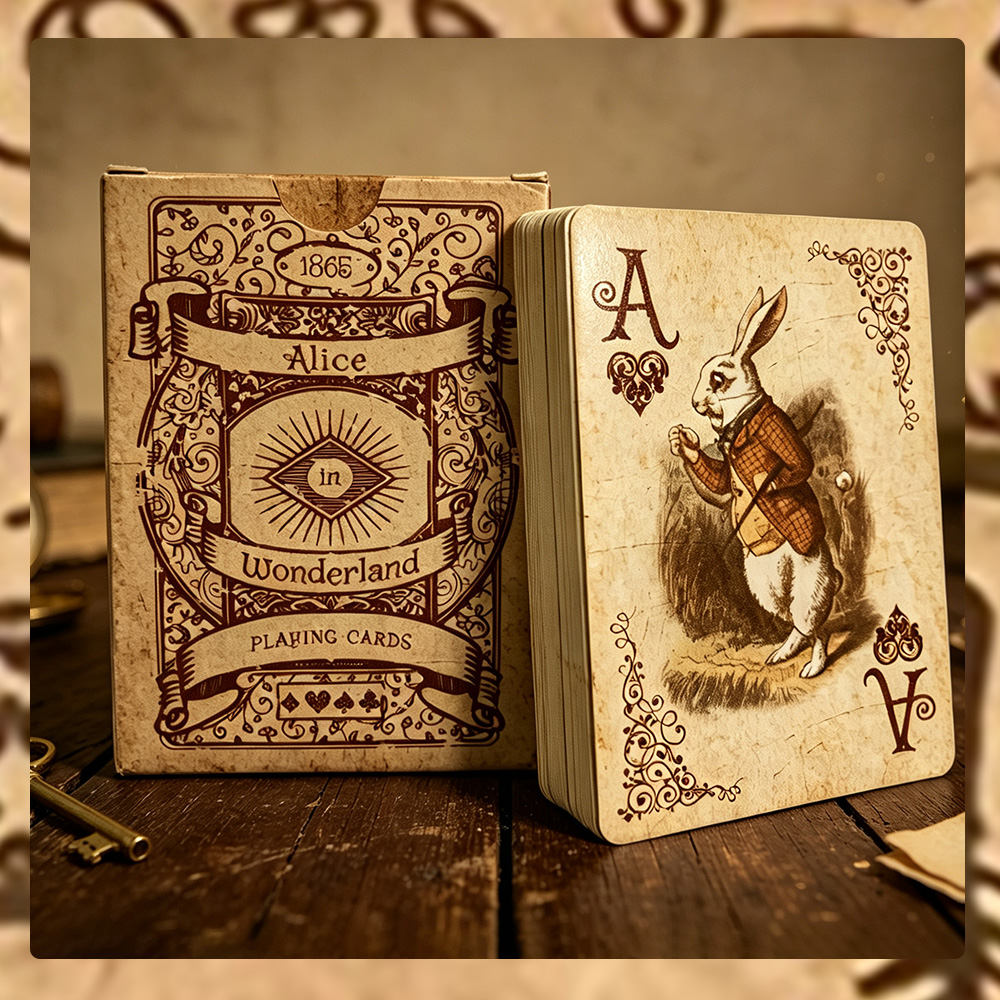 1Set/2Set Alice Vintage Paper  - Vintage Collectible Playing Cards review and price