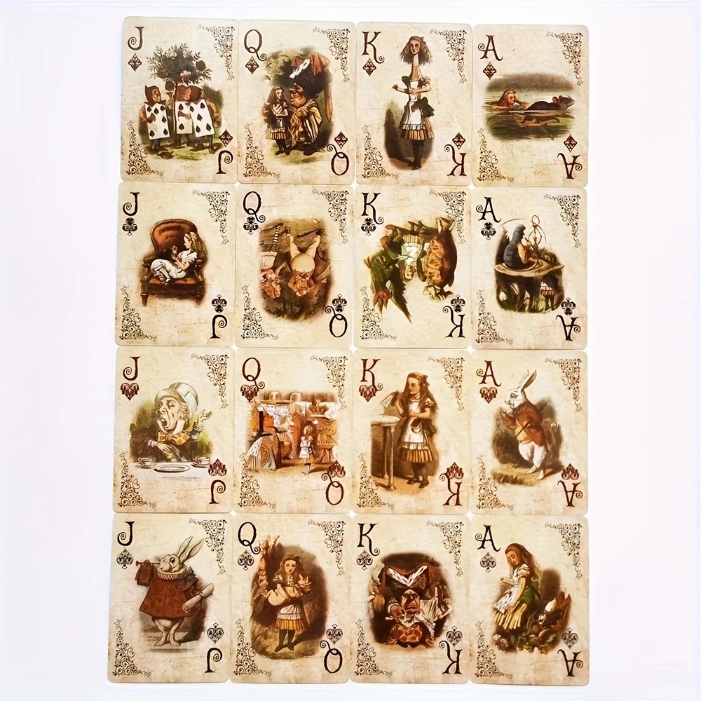 54PCS Alice Vintage Paper Poke - Vintage Collectible Playing Cards review and price
